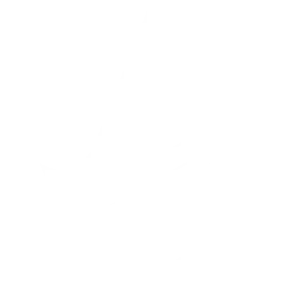 White Emblem with Symmetrical Design