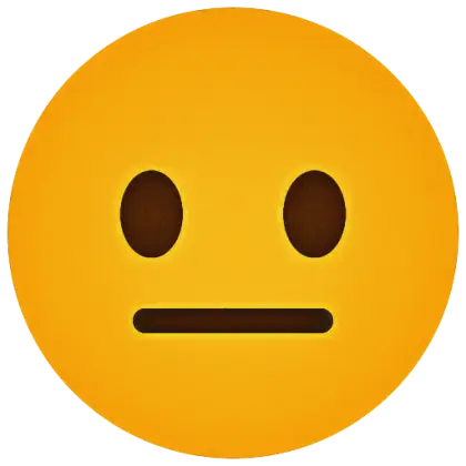 Neutral Face Emoji Icon