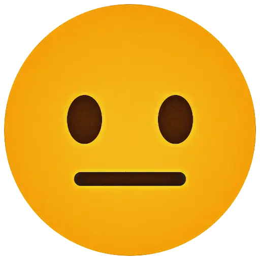 Neutral Face Emoji Icon