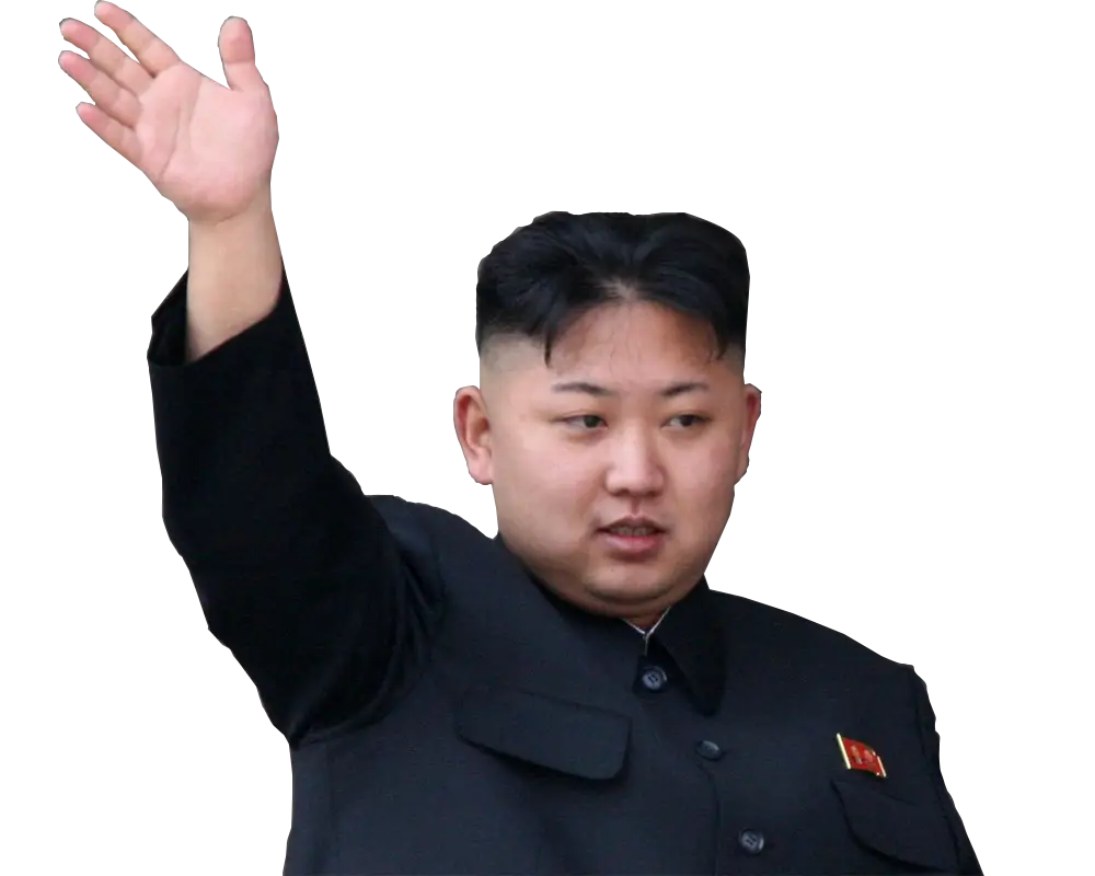 Person Waving in Formal Attire