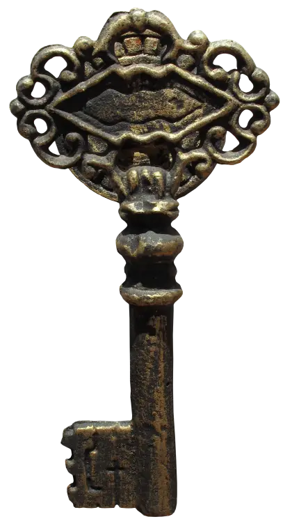 Vintage Ornate Key