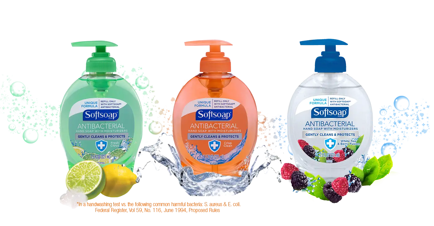 Antibacterial Hand Soap Bottles