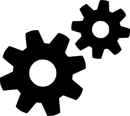 Black Gear Silhouette