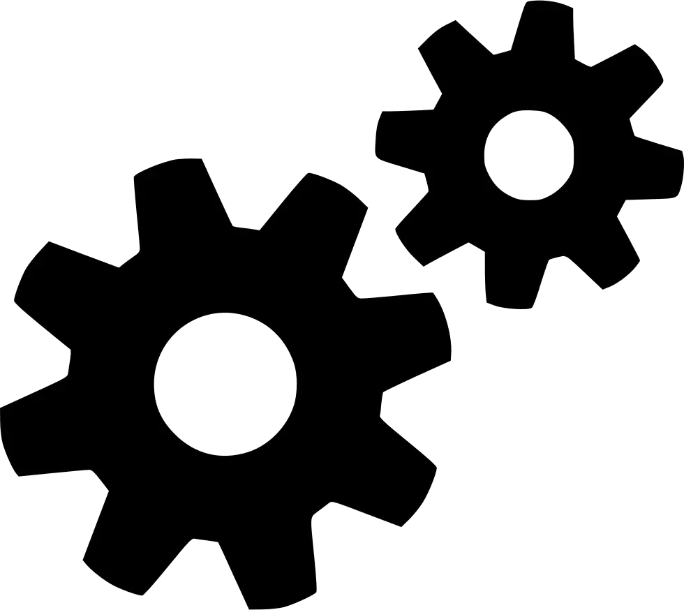 Black Gear Silhouette