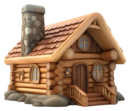 Cozy Wooden Cabin