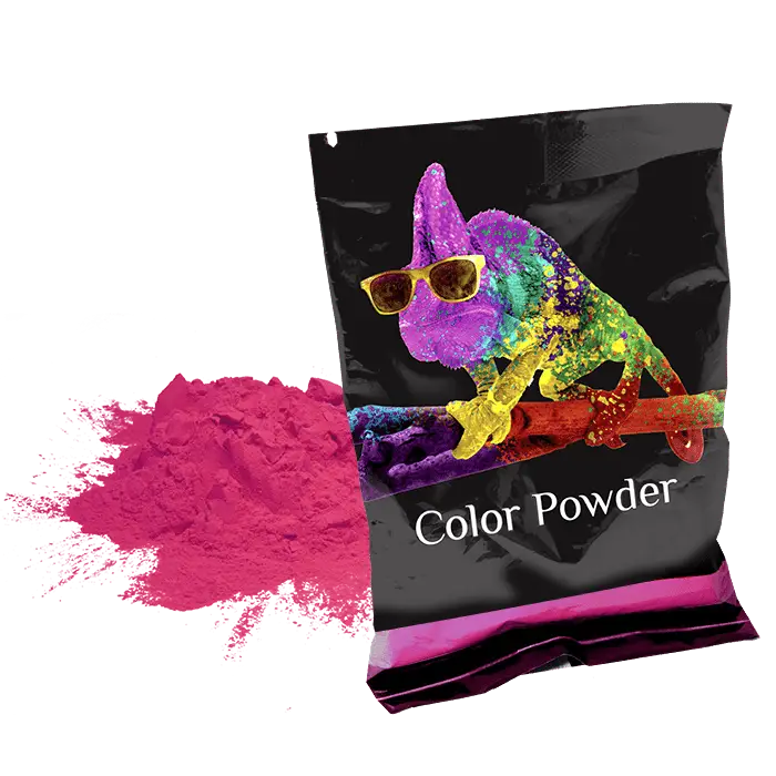 Bag of Pink Color Powder
