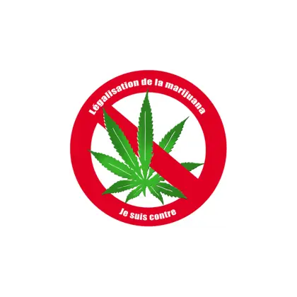 No Marijuana Legalization Sign