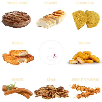 Assorted Meat Food Items
