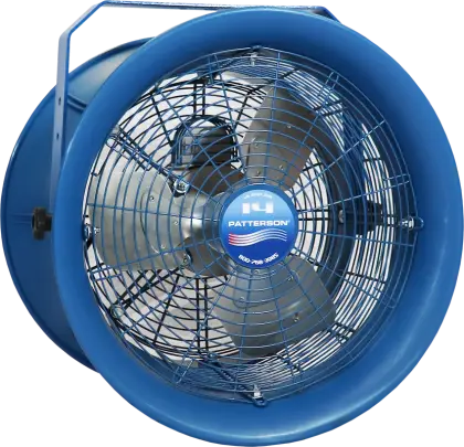 Blue Industrial Fan for Cooling