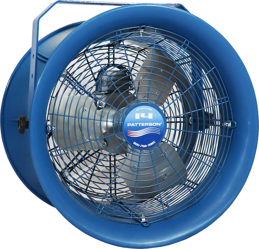 Blue Industrial Fan for Cooling