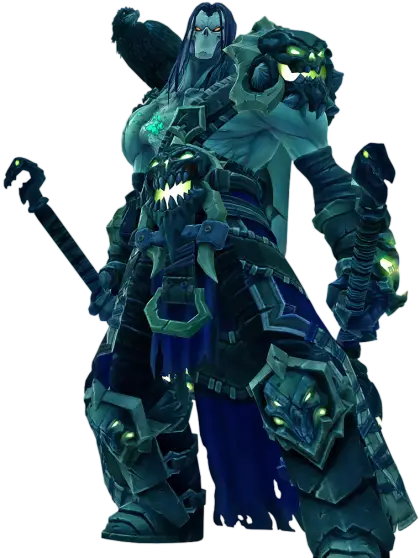 Fantasy Warrior in Heavy Armor