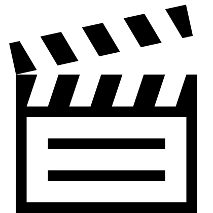 Film Production Clapperboard Symbol