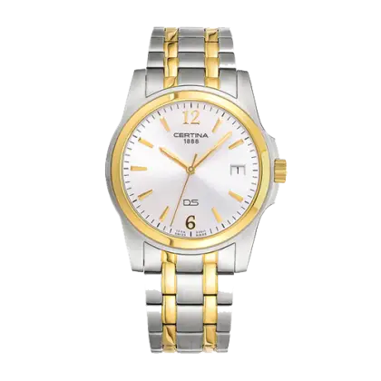 Gold and Silver Luxury Wristwatch