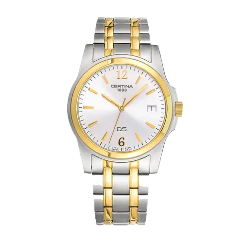 Gold and Silver Luxury Wristwatch