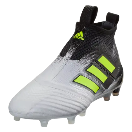 Soccer Cleat with Neon Stripes