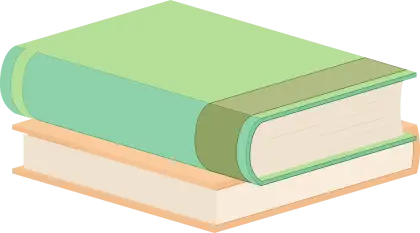 Stack of Books in Minimalist Art Style