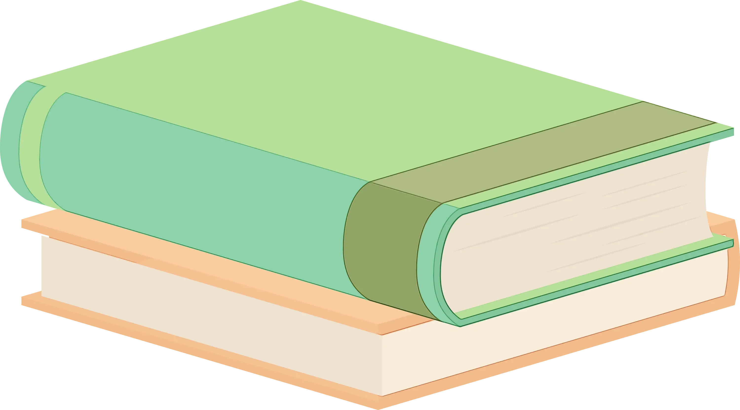 Stack of Books in Minimalist Art Style