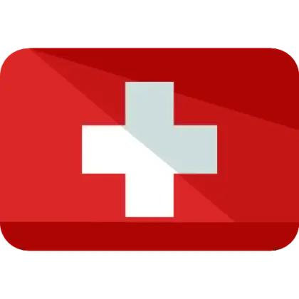 Medical Cross Icon in Red Background