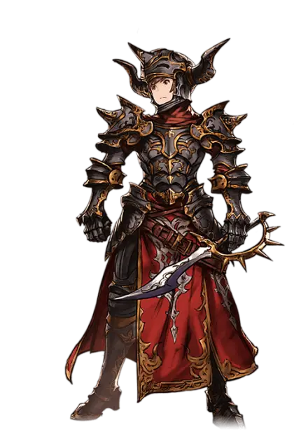 Fantasy Armored Knight Character in Detailed Design