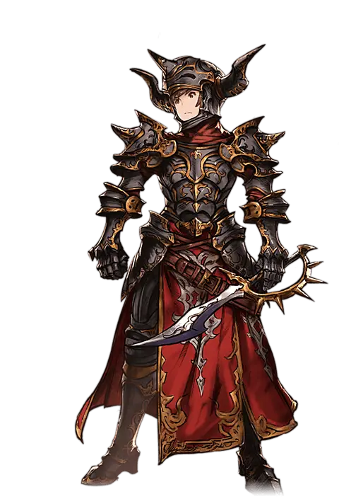 Fantasy Armored Knight Character in Detailed Design