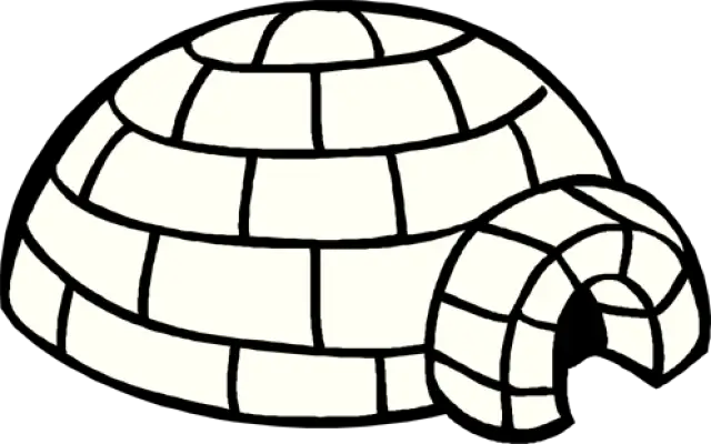 Simple Igloo Illustration