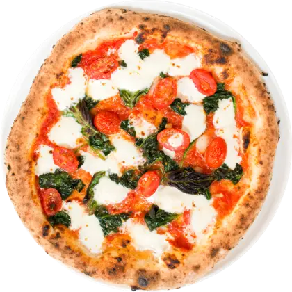 Delicious Italian Pizza with Cheese and Tomato