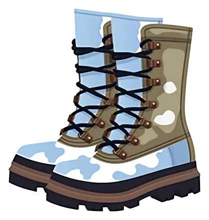 Camouflage Boots