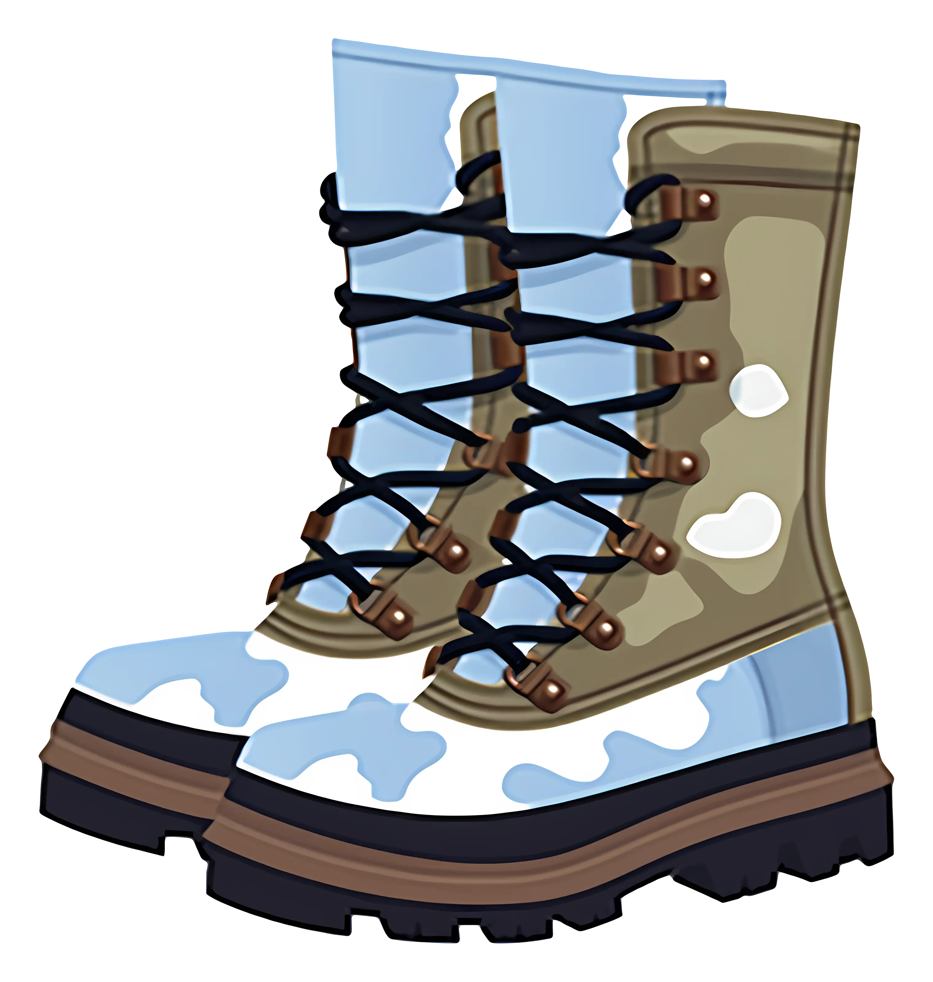 Camouflage Boots