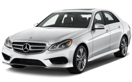 White Luxury Sedan Car