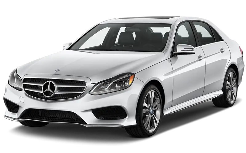 White Luxury Sedan Car