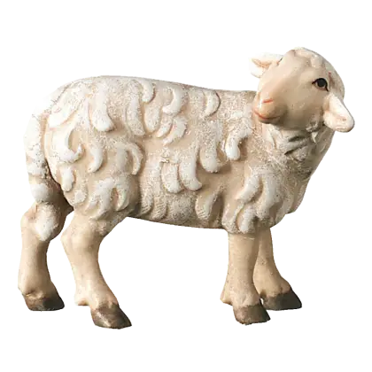 White Ceramic Sheep Figurine