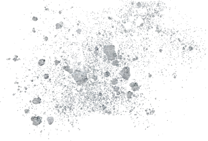 Scatter of Dust and Debris Texture Design