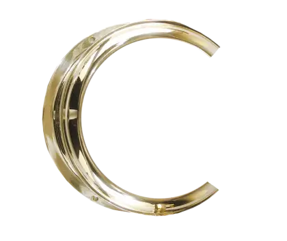 Golden Crescent Moon