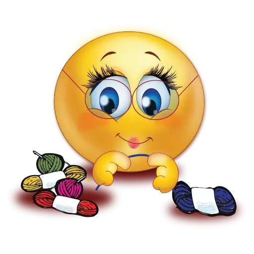 Crochet Emoji with Yarn