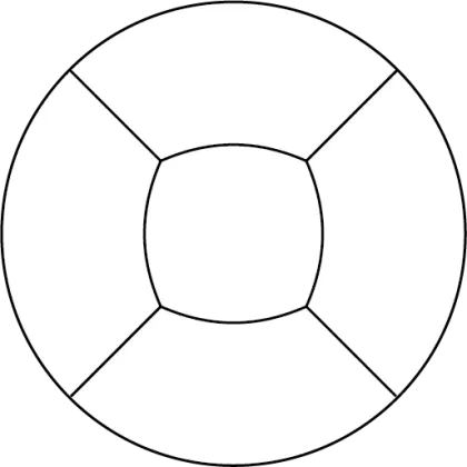 Simple Geometric Shape Outline