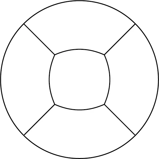 Simple Geometric Shape Outline