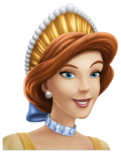 Elegant Princess with Crown