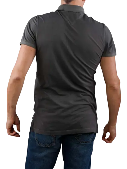 Gray T-Shirt View from the Back