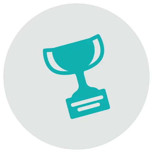 Blue Trophy Icon
