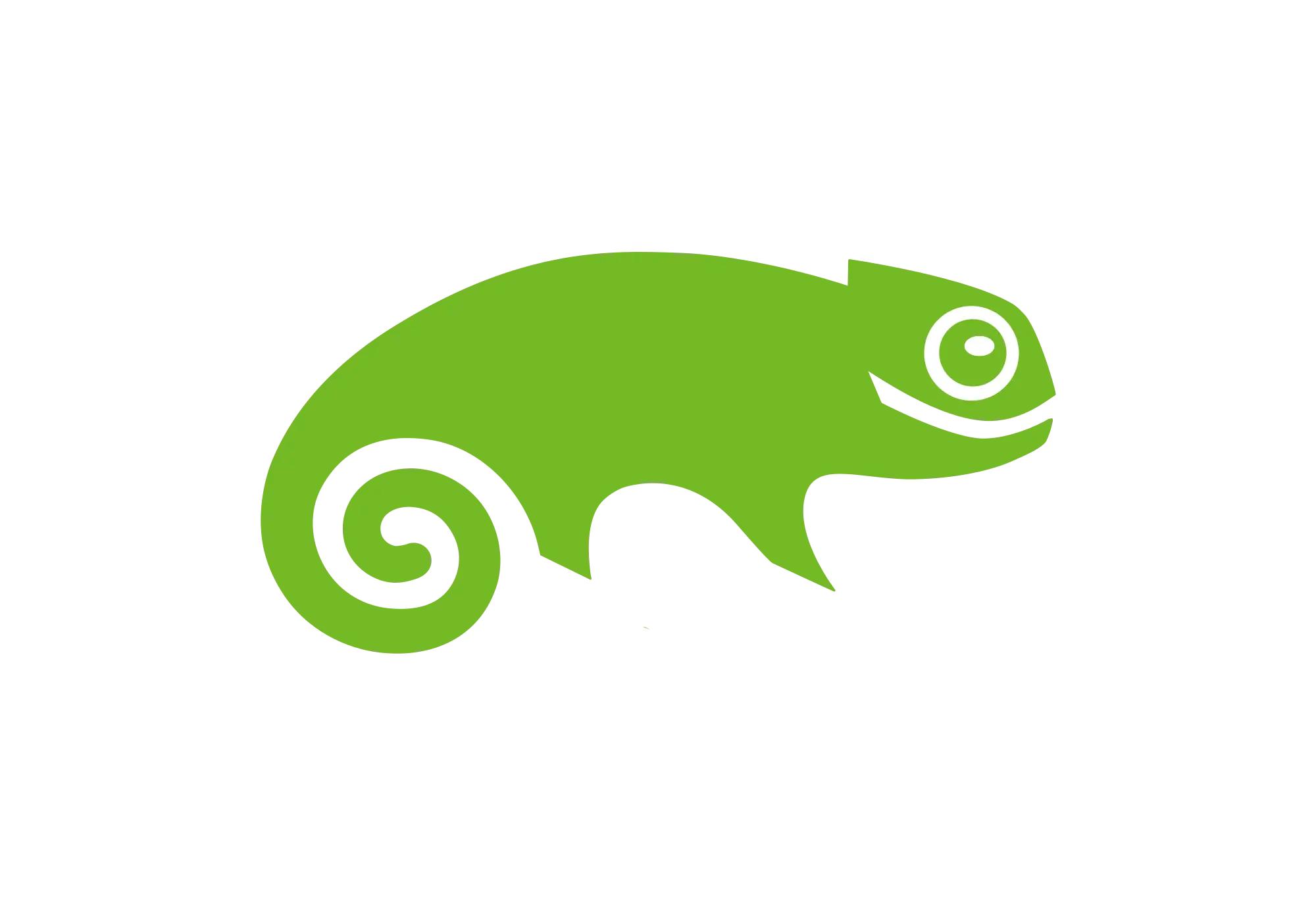 Green Chameleon Logo Illustration