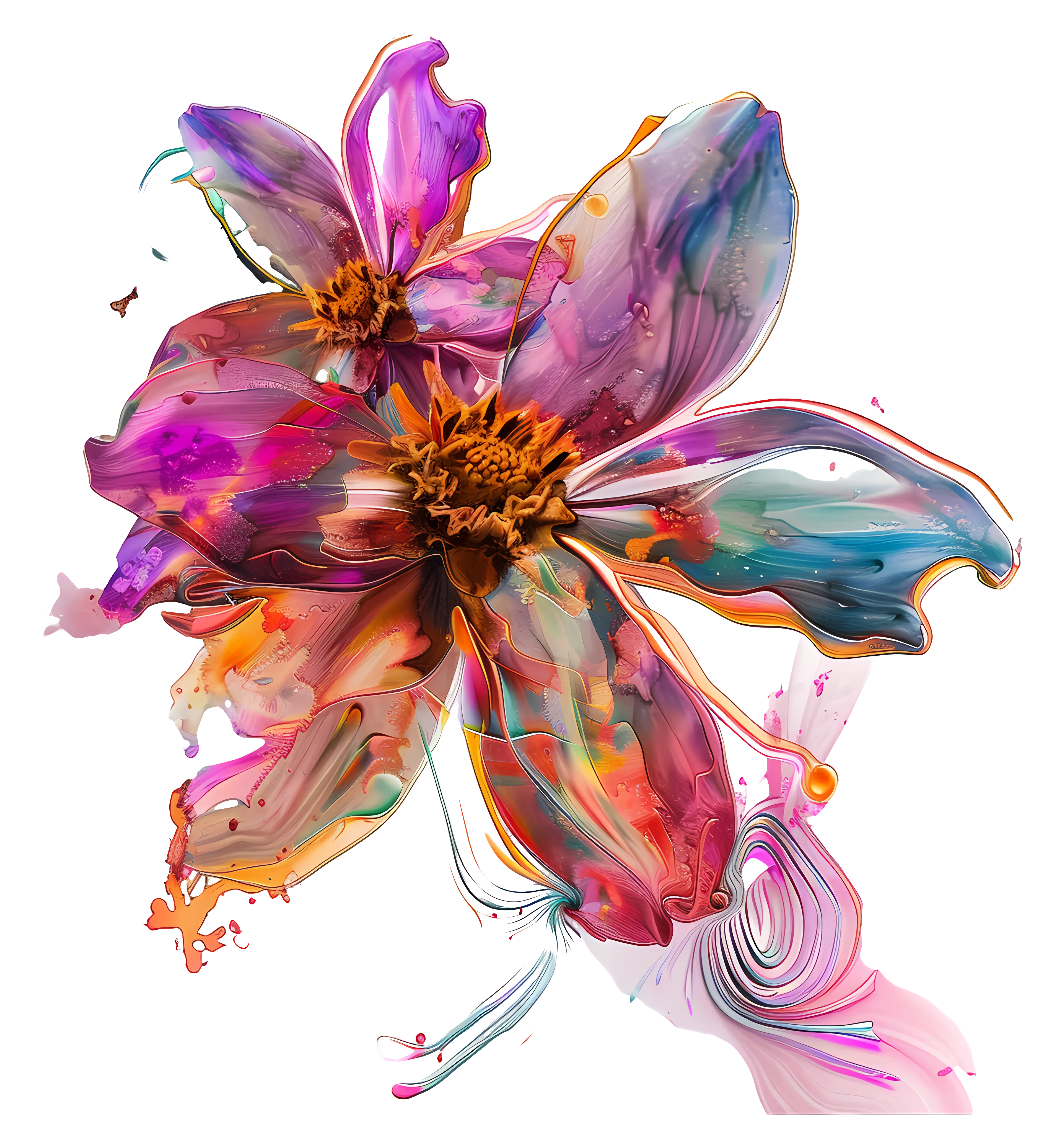 Vibrant Colorful Flower