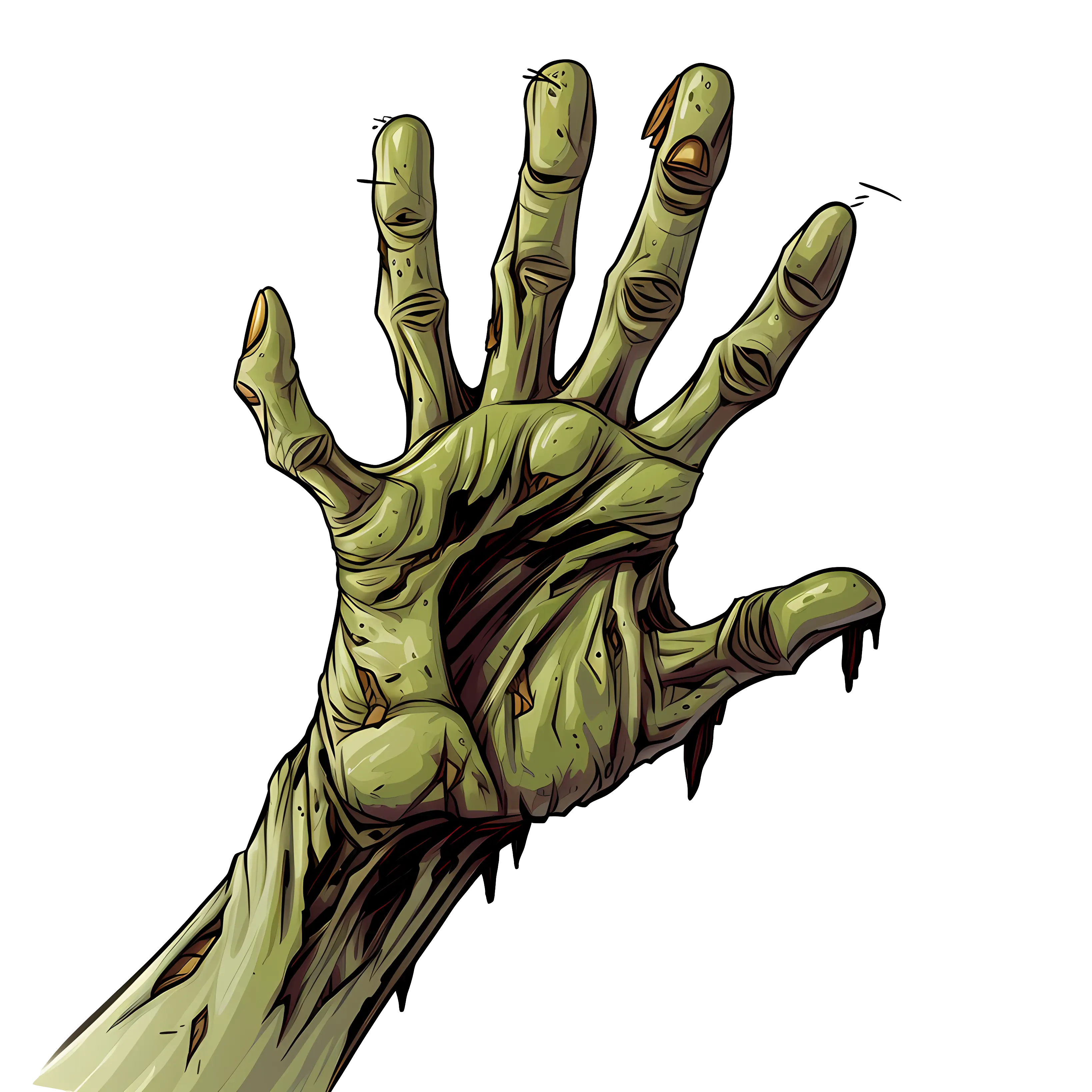 Zombie Hand Reaching Up