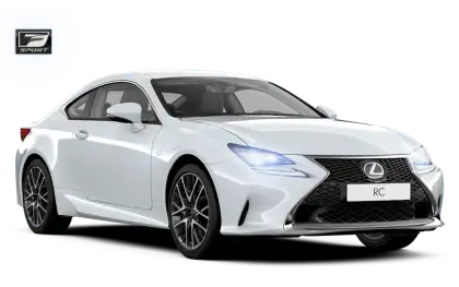 Sleek White Lexus RC