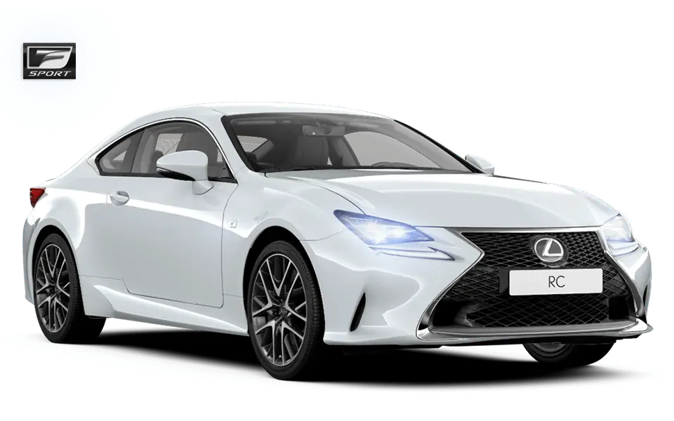 Sleek White Lexus RC