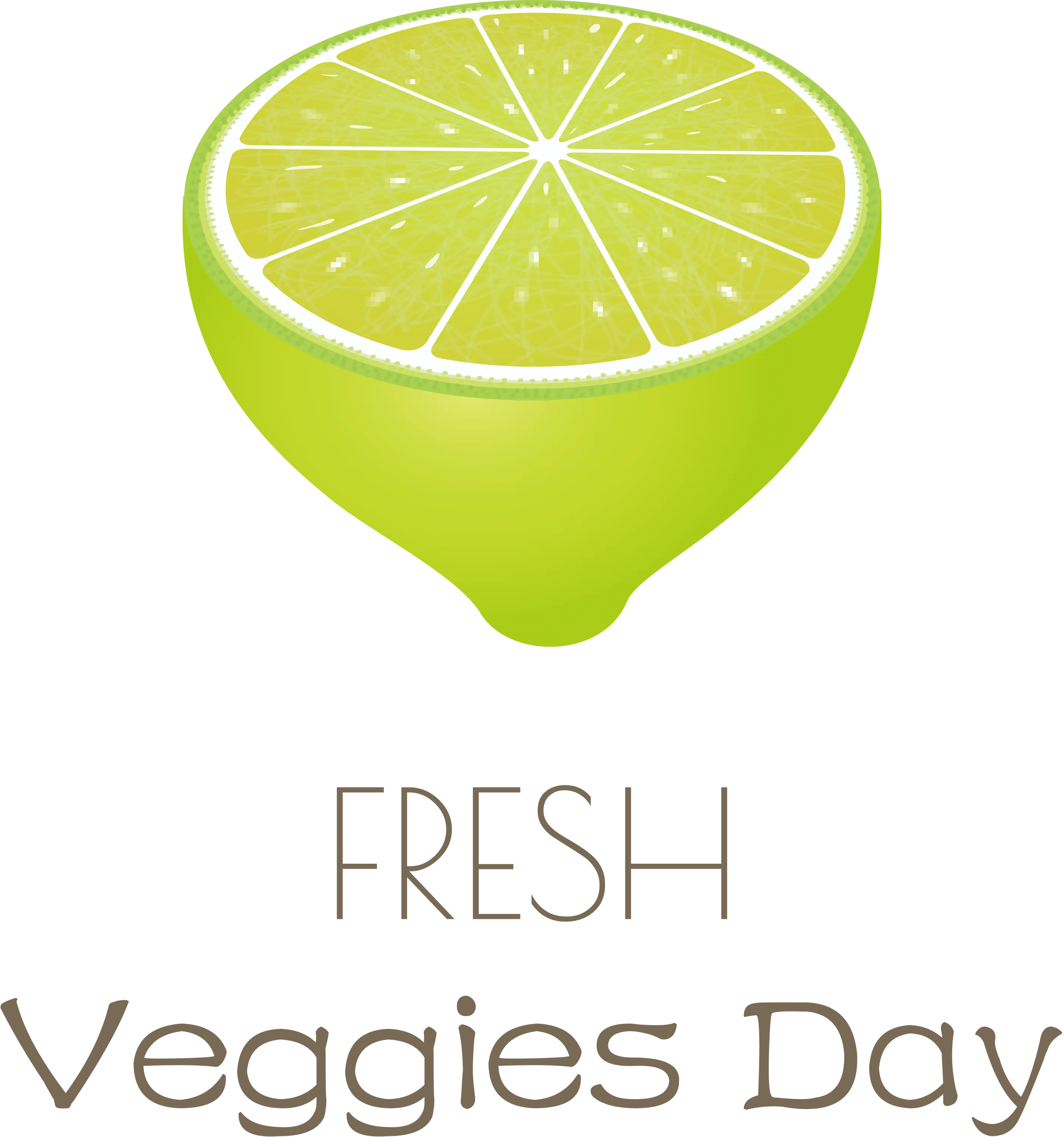 Lime Graphic for Fresh Veggies Day