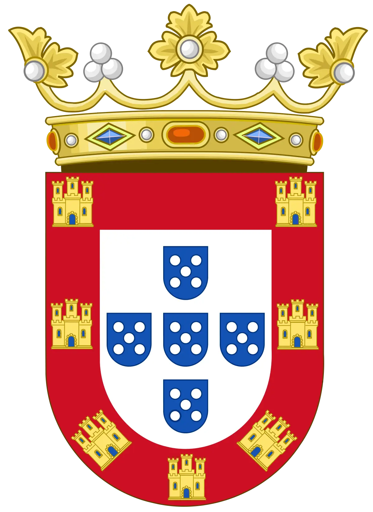 Portuguese Shield with Crown