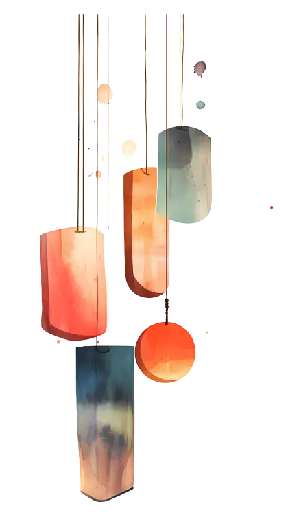 Colorful Hanging Lanterns