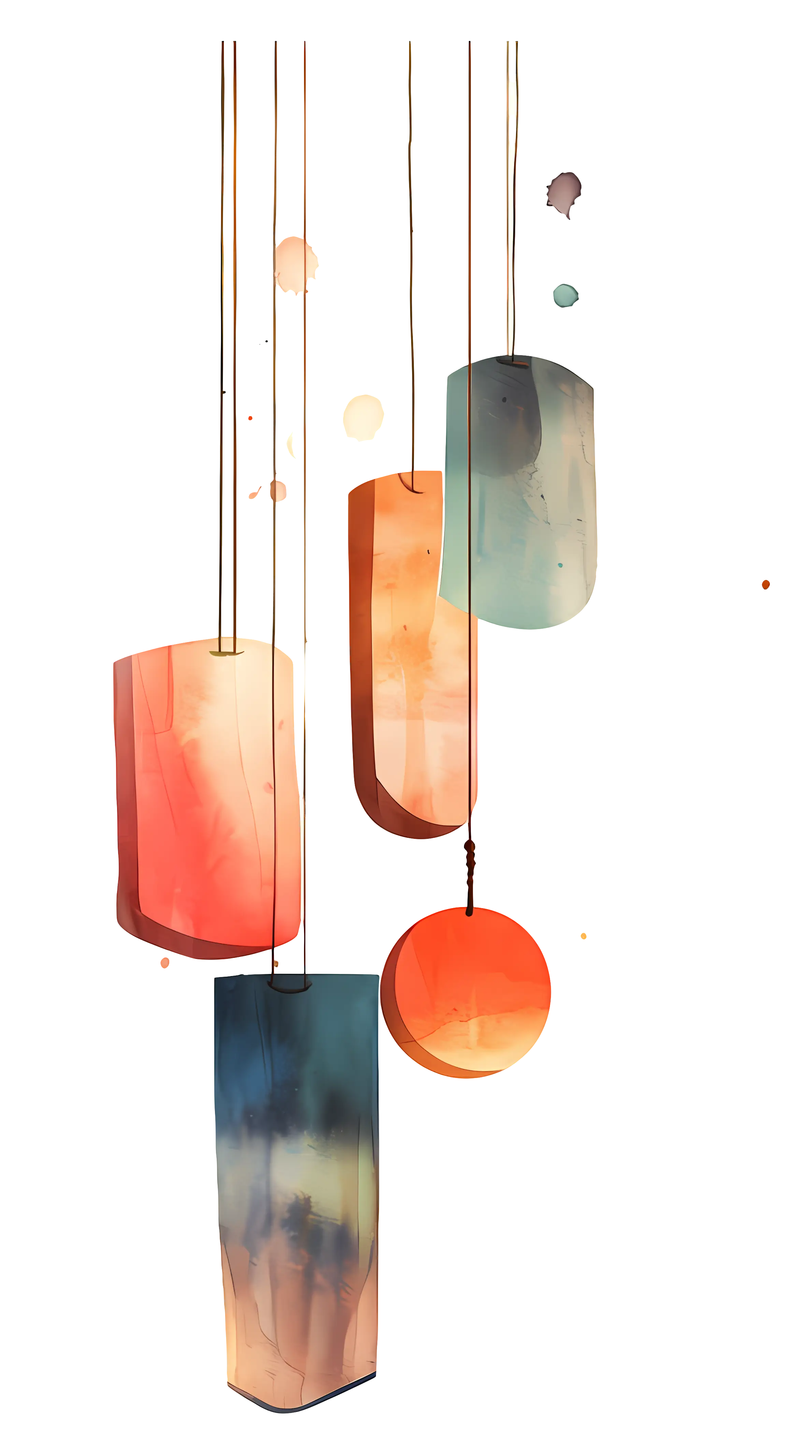 Colorful Hanging Lanterns