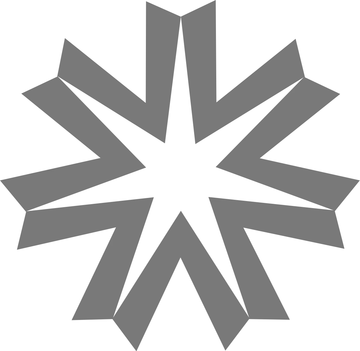 Abstract Geometric Star Symbol