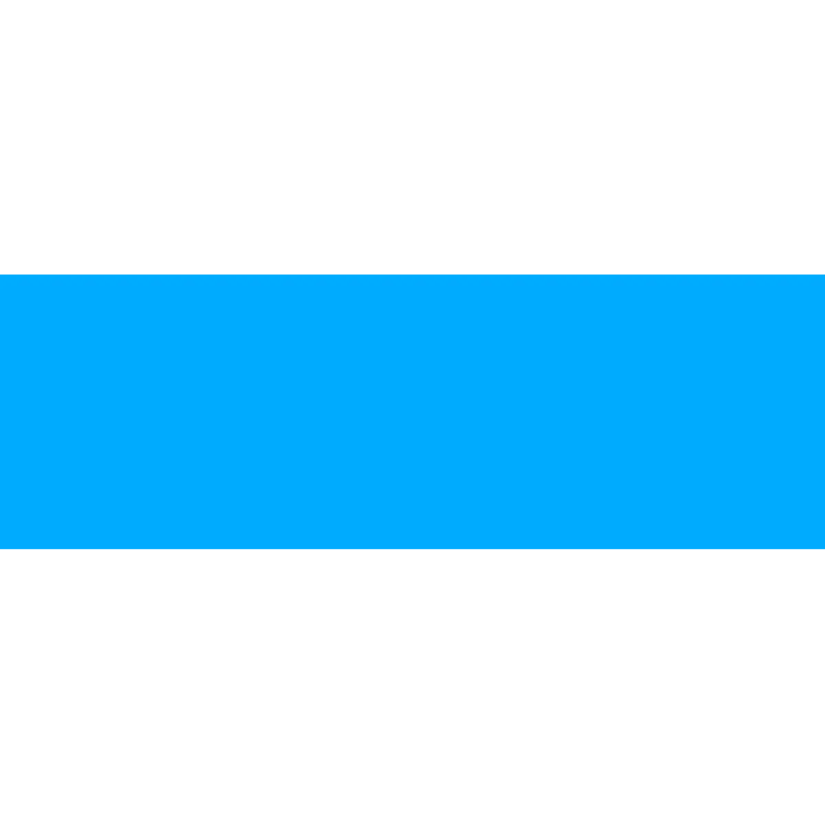 Solid Blue Rectangle Graphic Element